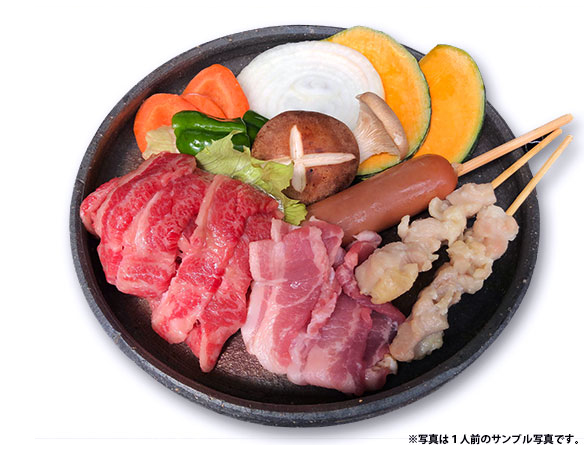 バーベキュー食材セット_サンプル画像